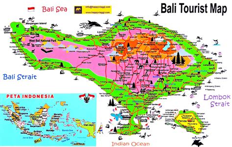 bali indonesia mappa